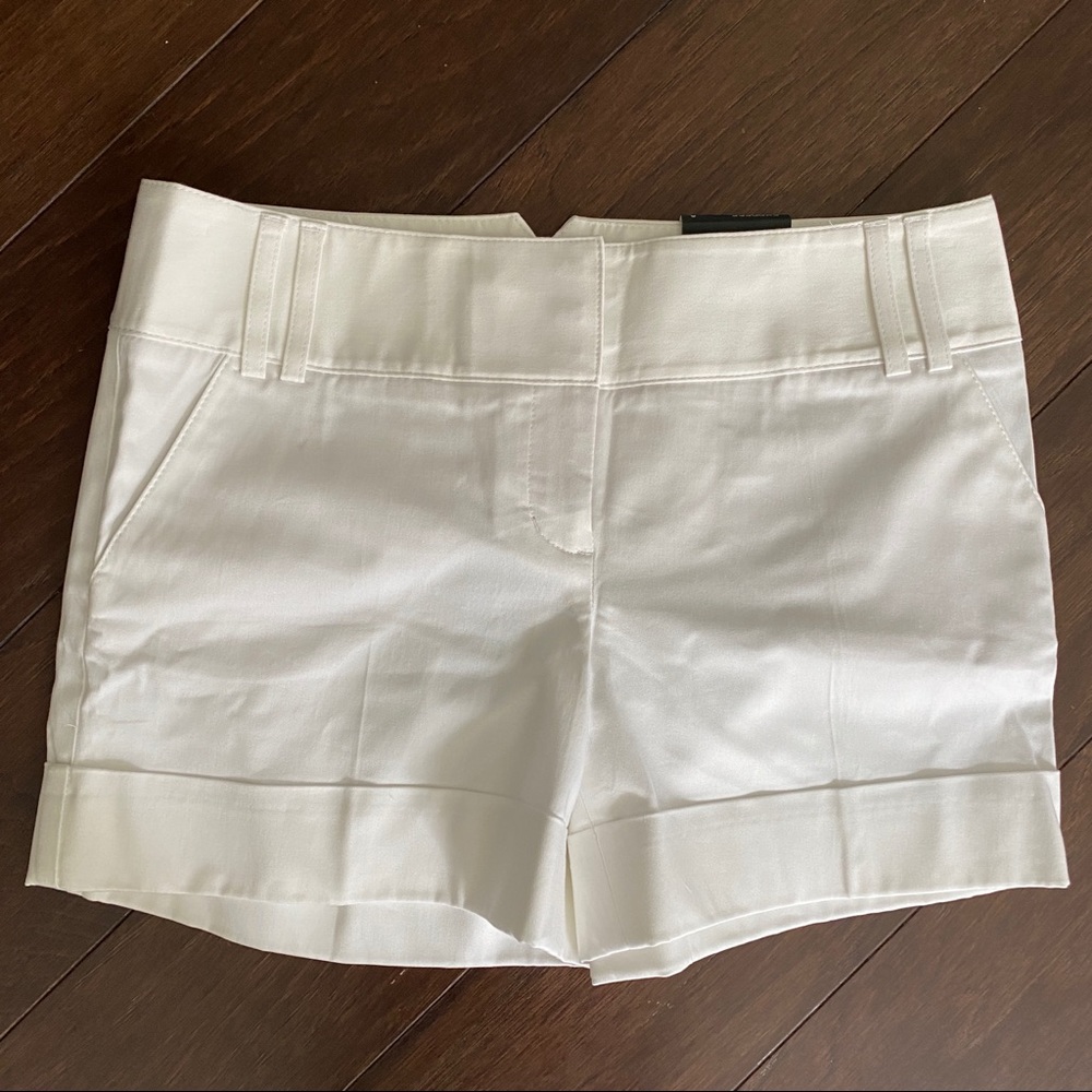 NWT white Express shorts (size 2)
